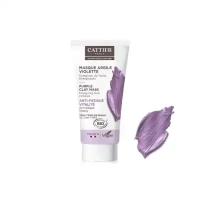 Cattier Masque Crème Argile Violette T/30ml à Gujan-Mestras