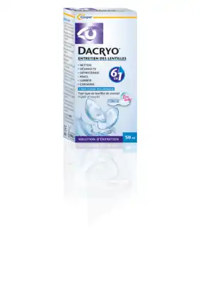 Dacryolens Solution Pour Lentilles Entretien Fl/50ml à Clermont-Ferrand