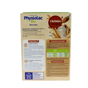 Physiolac Cereales Bio Farine Cacao B/200g