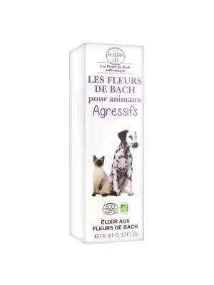 Elixirs & Co Les Fleurs De Bach Pour Animaux Agressifs 10ml à St Médard En Jalles