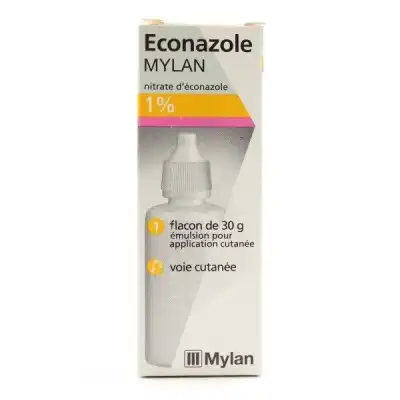Econazole Mylan 1 % Emuls Appl Cut Fl/30g à Cavignac
