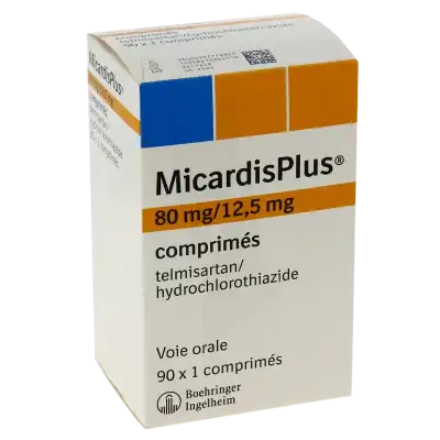 Micardisplus 80 Mg/12,5 Mg, Comprimé à Dreux