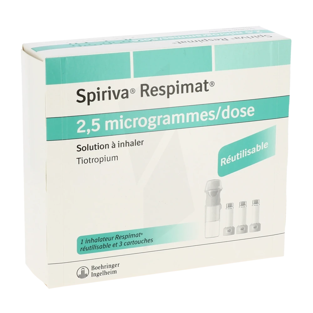 Spiriva Respimat 2,5 Microgrammes/dose, Solution à Inhaler