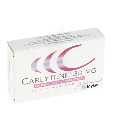 CARLYTENE 30 mg, comprimé enrobé
