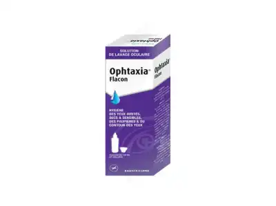Ophtaxia Solution Lavage Oculaire Fl/120ml Avec Oeillère à ANDERNOS-LES-BAINS
