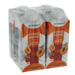 Nutrisens Hyperdrink 2kcal Nutriment Abricot 4briques/200ml