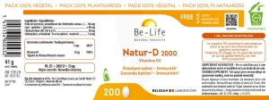 Be-life Natur-d 2000 Caps B/200