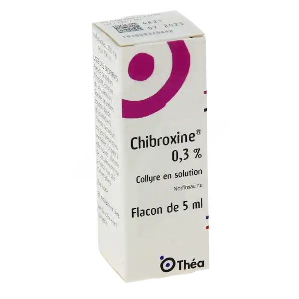 Chibroxine 0,3 Pour Cent, Collyre En Solution