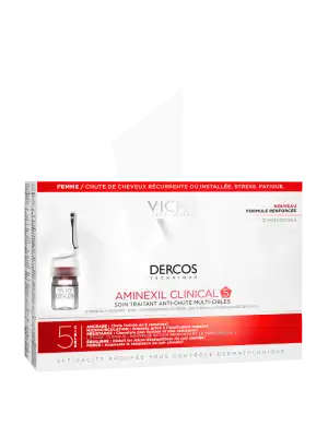 Vichy Dercos Aminexil Clinical 5 - Traitement Anti-chute Global Pour Femmes à PARIS
