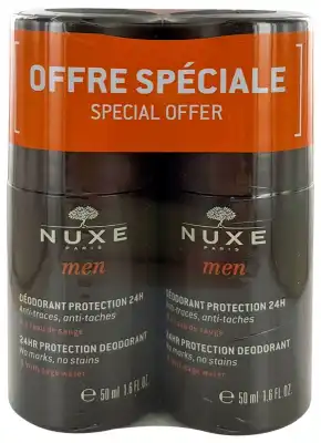 Nuxe Men Déodorant Protection 24h 2roll-on/50ml à Saint-Priest