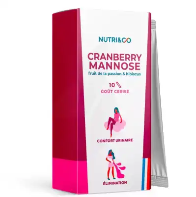 Nutri&co Cranberry Mannose Sticks B/10 à PINS-JUSTARET