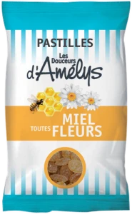 Les Douceurs D'amelys Pastilles Miel Toutes Fleurs Sachet/100g