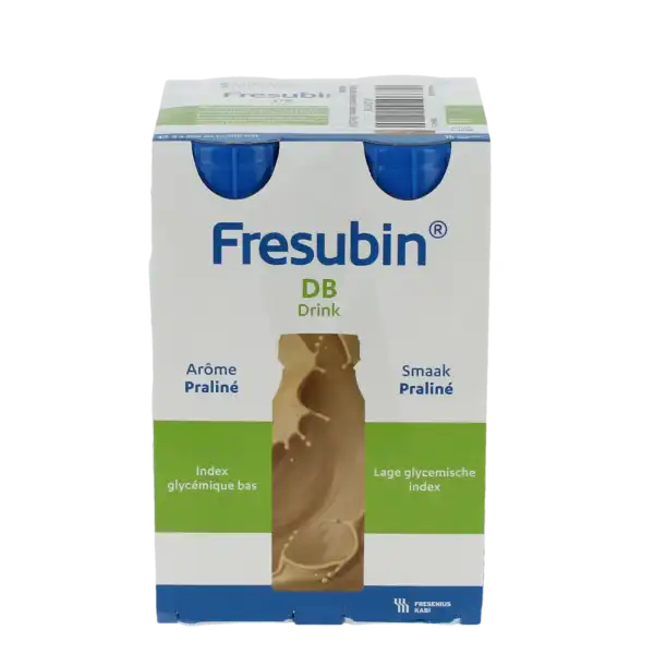 Fresubin Db Drink Nutriment Praliné 4bouteilles/200ml