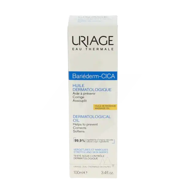 Uriage Bariéderm-cica Huile Dermatologique Fl Pompe/100ml