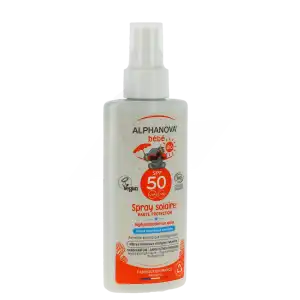 Alphanova Bébé Bio Spf50 + Spray Flacon De 125 Ml à Lomme