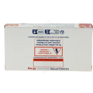Vildagliptine Biogaran 50 Mg, Comprimé