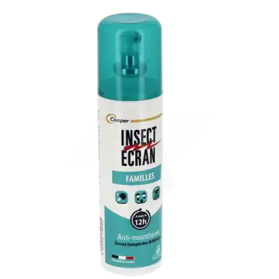 Insect Ecran Familles Lotion Répulsif Peau Spray/100ml à LA-RIVIERE-DE-CORPS