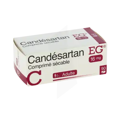 Candesartan Eg 16 Mg, Comprimé Sécable à Auterive