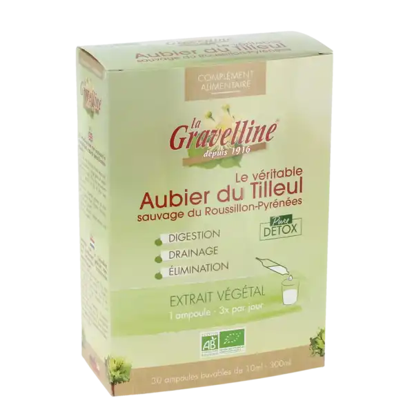 Aubier De Tilleul Sauvage Du Roussillon Solution Buvable Bio 30 Ampoule/10ml