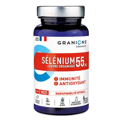 Granions Sélénium 55ug Immunité & Antioxydant Gélules B/60