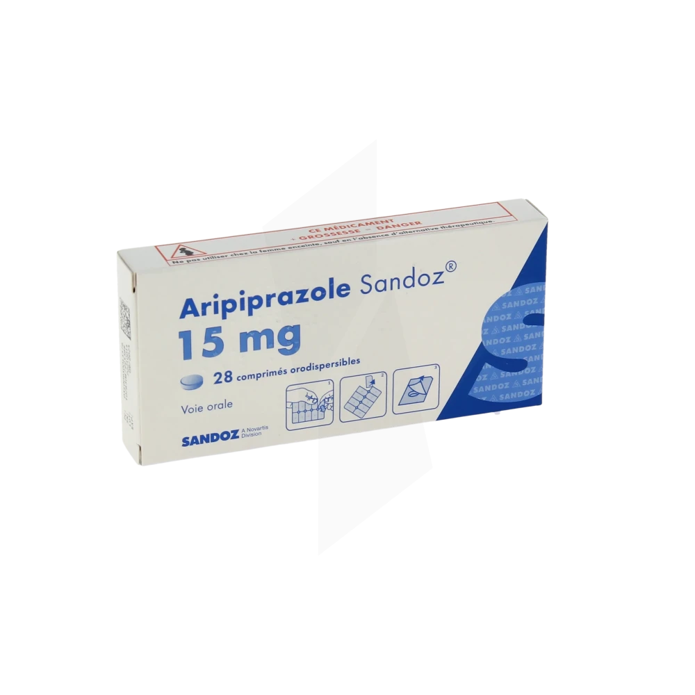 Aripiprazole Sandoz 15 Mg, Comprimé Orodispersible