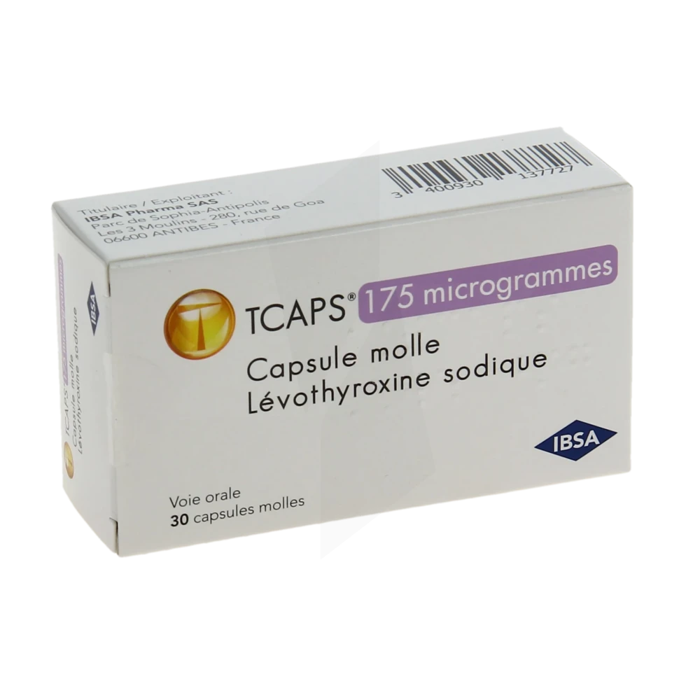 Tcaps 175 Microgrammes, Capsule Molle