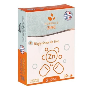 Hdnc Formule Bisgycinate De Zinc Capsules Végétales B/30
