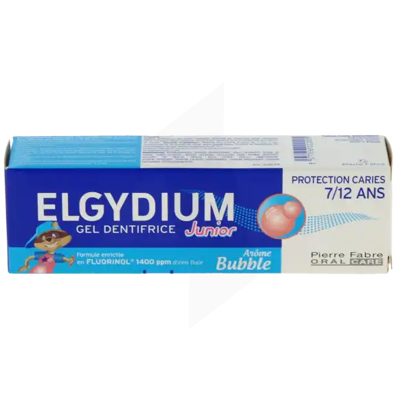 Elgydium Dentifrice Junior Protection Caries Bubble Tube 50ml