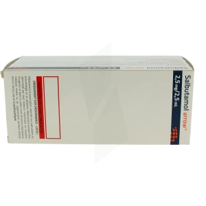 Salbutamol Arrow 2,5 Mg/2,5 Ml, Solution Pour Inhalation Par Nébuliseur En Récipient Unidose