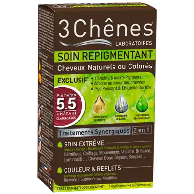 Soin Repigmentant Kit Cheveux Naturels Ou Colorés 5.5 Pigments Châtain Clair Acajou à Béziers