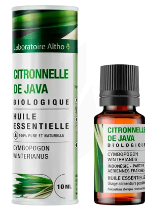 Laboratoire Altho Huile Essentielle Citronnelle Bio 10ml