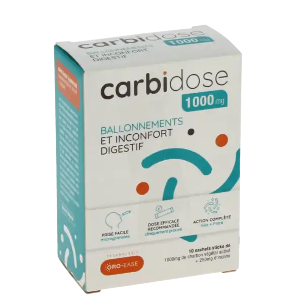 Carbidose 1000 Poudre Orodispersible 10 Sticks