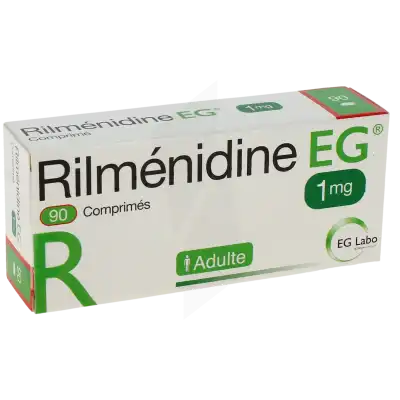 Rilmenidine Eg 1 Mg, Comprimé à Abbeville