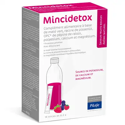 Pileje Mincidetox 14 Sticks à LE-TOUVET