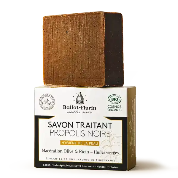 Ballot-flurin Savon Traitant Propolis Noire B/100g