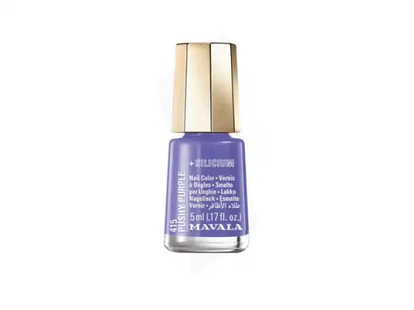 Mavala Mini Color Vernis à Ongles Silicium Vibe Pushy Purple Fl/5ml