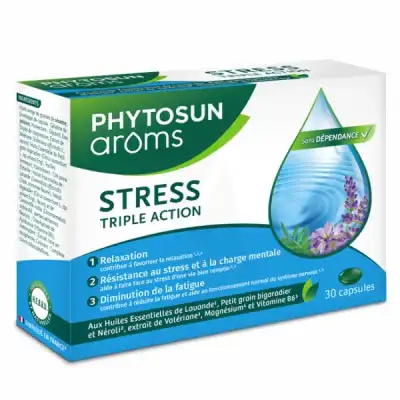 Phytosun Arôms Stress Triple Action Caps B/30 à LE PIAN MEDOC