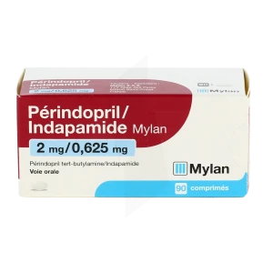 Perindopril/indapamide Viatris 2 Mg/0,625 Mg, Comprimé