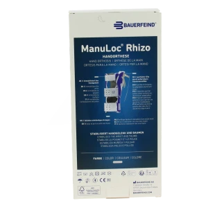 Manuloc Rhizo Orthèse Poignet-pouce Stabilisatrice Titane Gauche T2