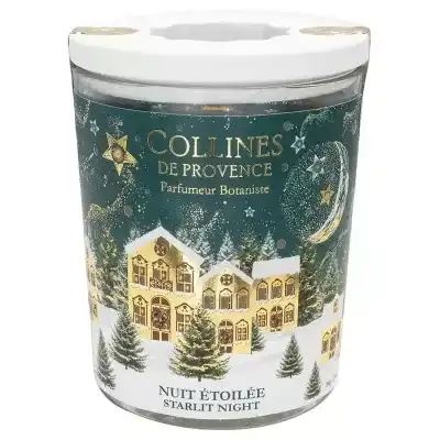 Collines de Provence Bougie de Noël Nuit Étoilée 180 g