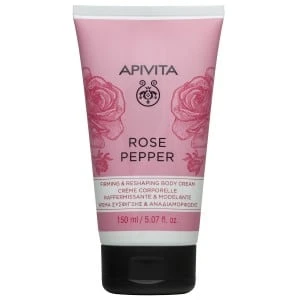 Apivita - Rose Pepper Crème Corps Raffermissante Et Remodelante Avec Rose Bulgare & Poivre Rose 150ml