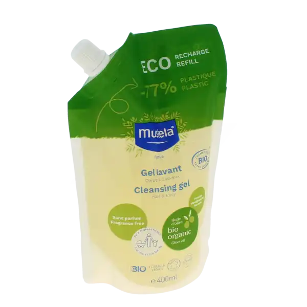Mustela Gel lavant Bio Eco-recharge de 400 ml