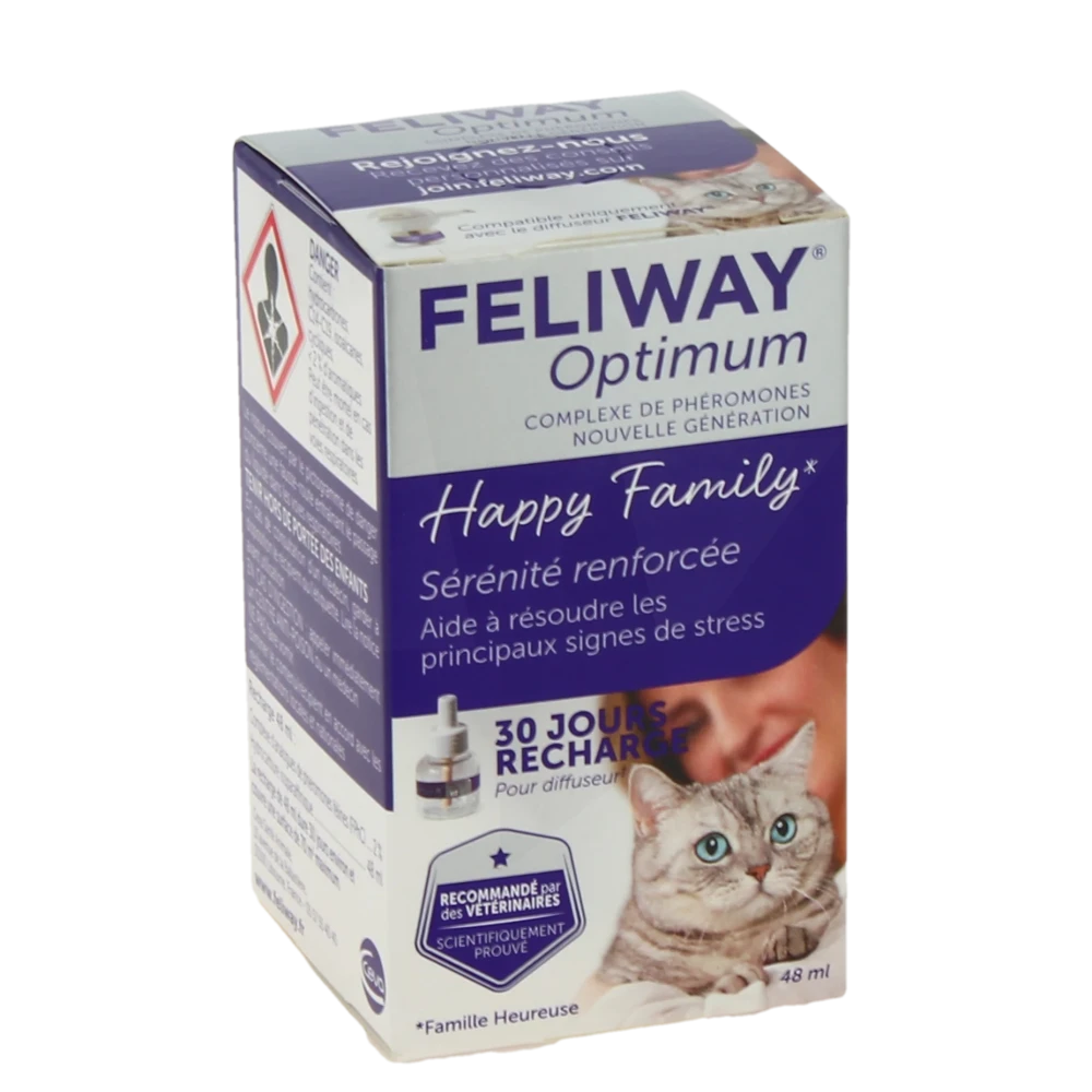 Feliway Optimum Recharge Kit Sol Ext Fl/48 Ml