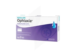 Ophtaxia Solution Tamponnée Lavage Oculaire 10 Unidoses/5ml