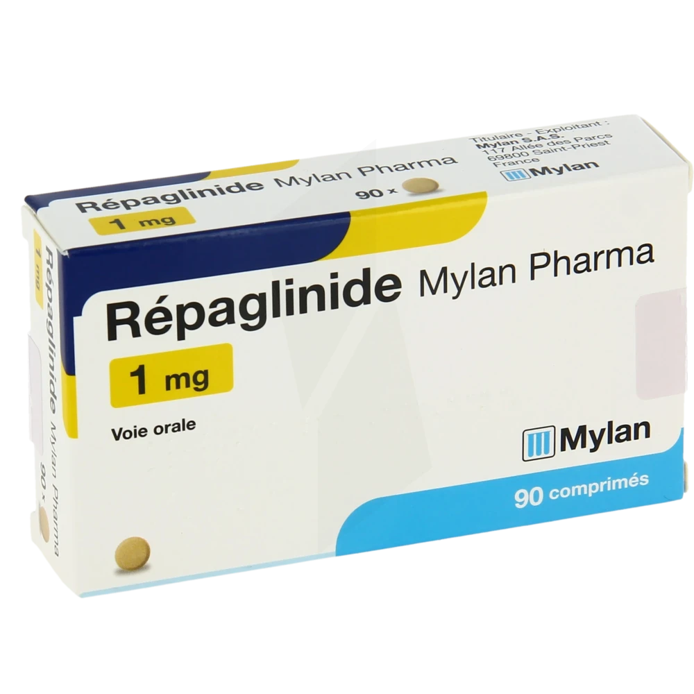 Repaglinide Viatris 1 Mg, Comprimé