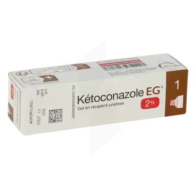 Ketoconazole Eg 2 %, Gel En Récipient-unidose à COLLONGES-SOUS-SALEVE