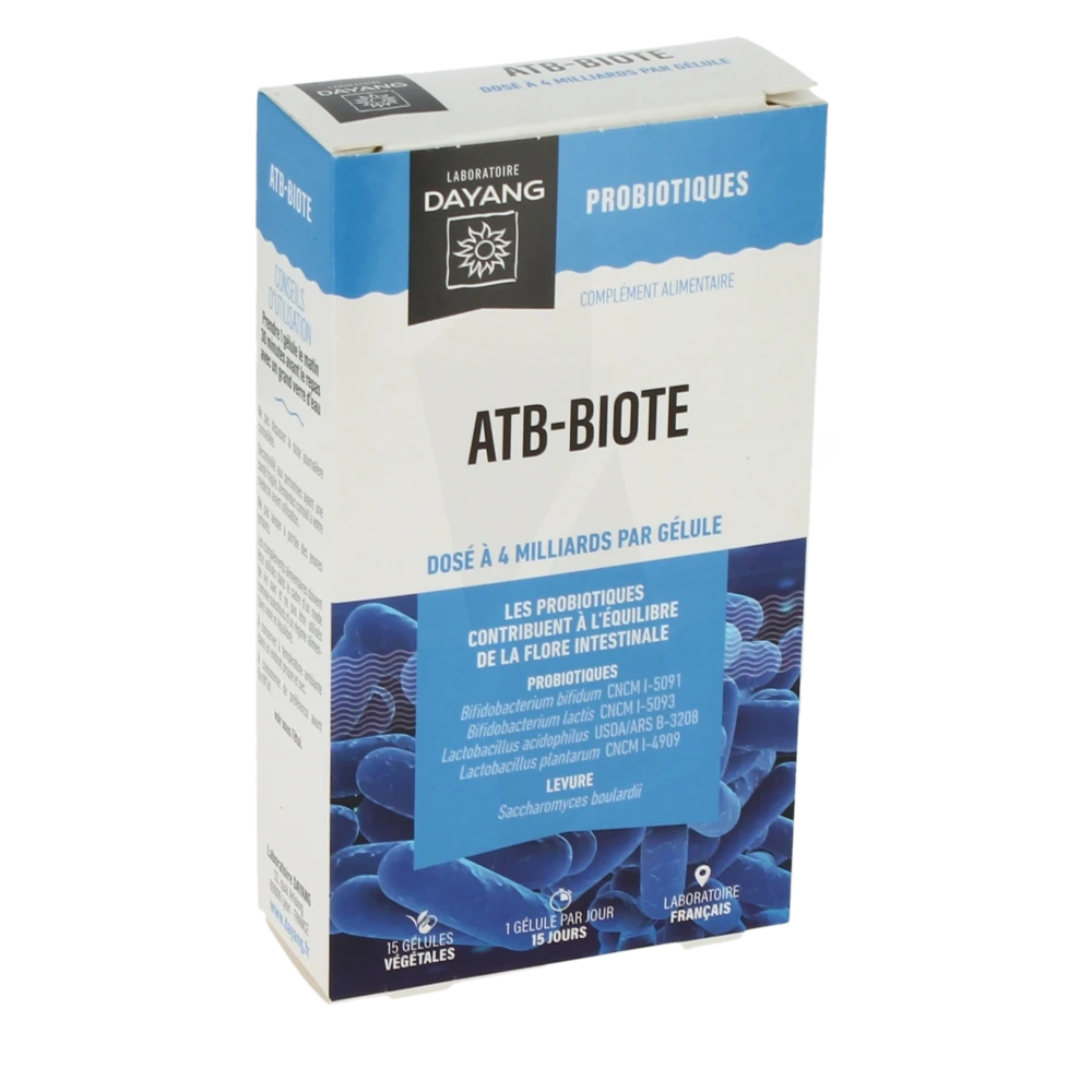 Dayang Probiotiques Atb-biote Gélules B/15