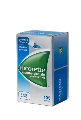 Nicorette 2 Mg Gom à Mâcher Médic Sans Sucre Menthe Glaciale Plq/105 à Clermont-Ferrand