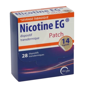 Nicotine Eg 14 Mg/24 H, Dispositif Transdermique