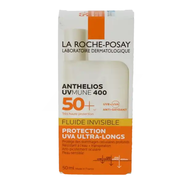 La Roche Posay Anthelios Fluide Invisible Uvmune 400 Avec Parfum Spf50+ Flacon/50ml